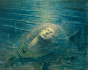 The Death of Orpheus,” by Jean Delville (1893)