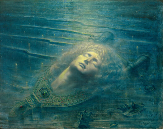The Death of Orpheus,” by Jean Delville (1893)
