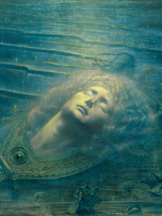 The Death of Orpheus,” by Jean Delville (1893)