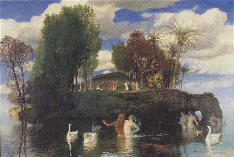 The Island of life by Arnold Böcklin