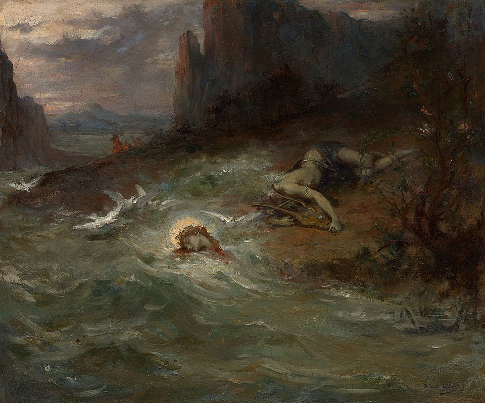 The Death of Orpheus' 1870, by Henri Leopold Lévy