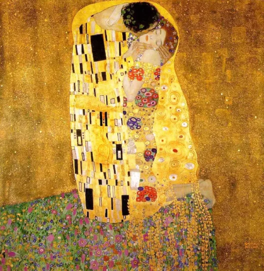 Gustav Klimt the kiss