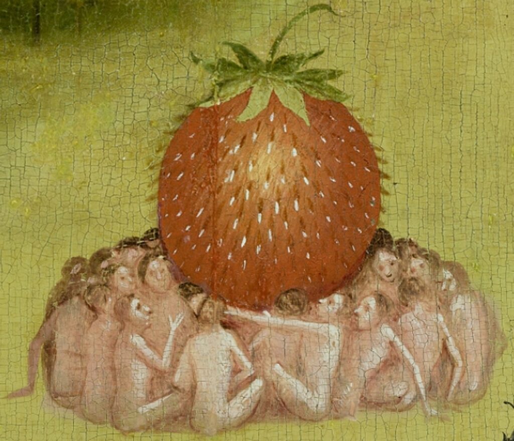 Strawberries as an "Earthly Delight"