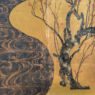 Ogata Kōrin, Red and White Plum Blossoms, 18th century (Edo period), pair of two-fold screens, color and gold leaf on paper, 156 x 172.2 cm each (National Treasure; MOA Museum, Atami; photo: Steven Zucker, CC BY-NC-SA 2.0)
