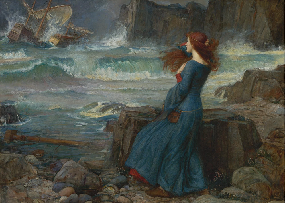John William Waterhouse Miranda-The Tempest