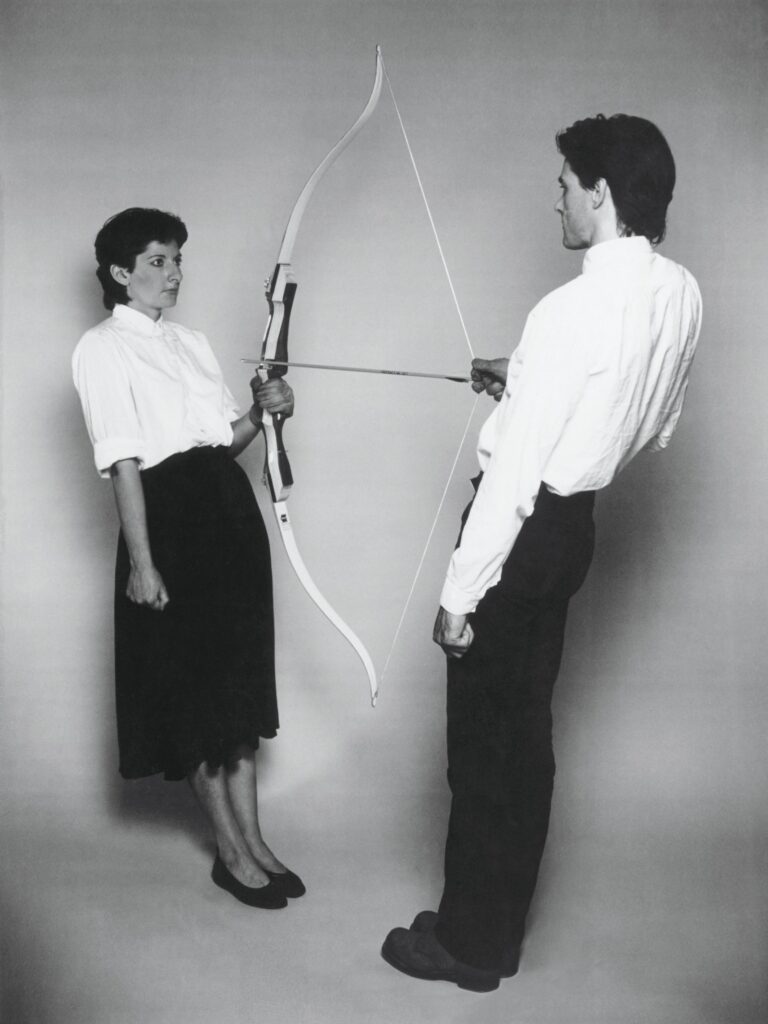 Marina Abramović & Ulay – Rest Energy, 1980, performance for video, 4 minutes, ROSC’ 80, Dublin 1980 Photo: Marina Abramović and Ulay. Courtesy of Marina Abramović and Sean Kelly Gallery, New York. DACS 2016