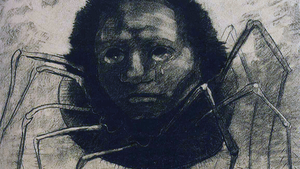 The Crying Spider odilon Redon