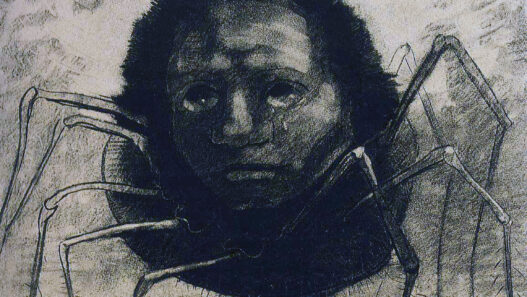 The Crying Spider odilon Redon
