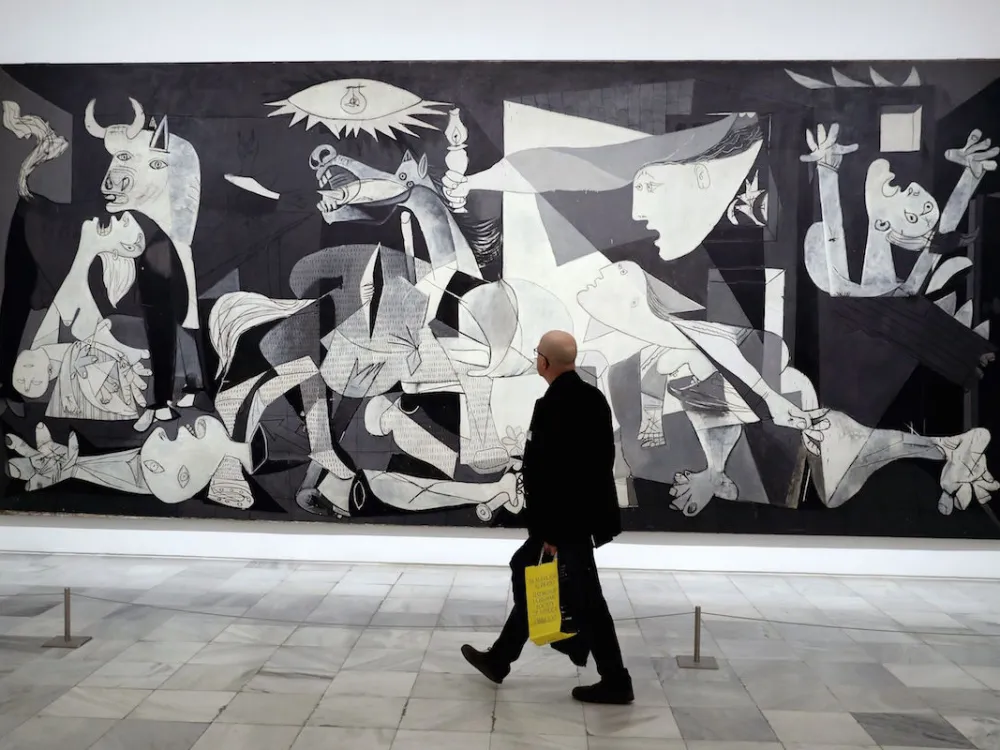 Picasso's Guernica at the Museo Reina Sofia in Madrid. Chema Moya/EPA/Shutterstock
