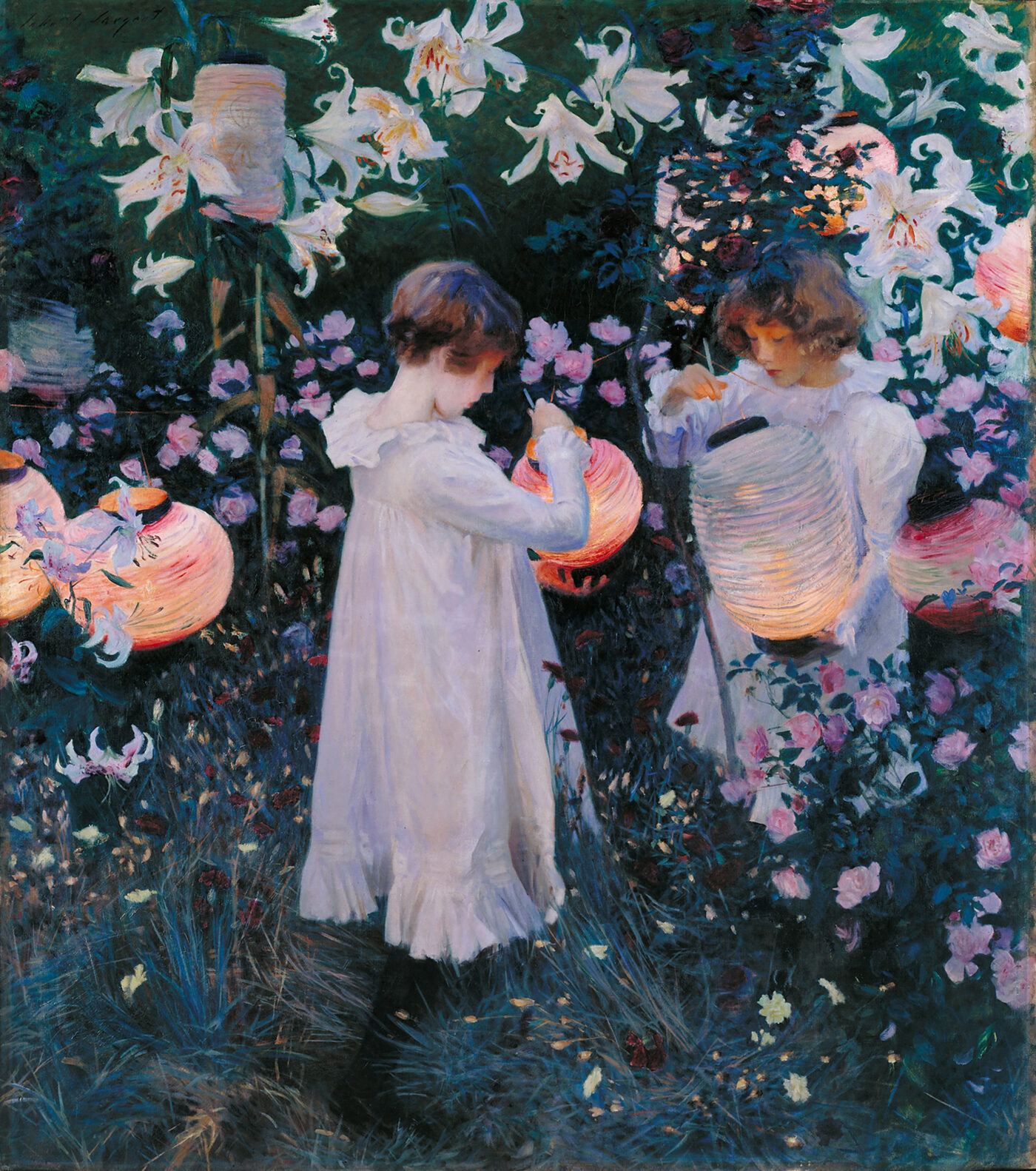 Tate Carnation, Lily, Lily, Rose 1885–6, John Singer Sargent