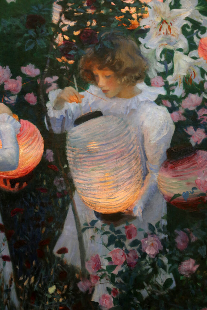 John singer sargent, carnation, lily, lily, rose, 1885-86