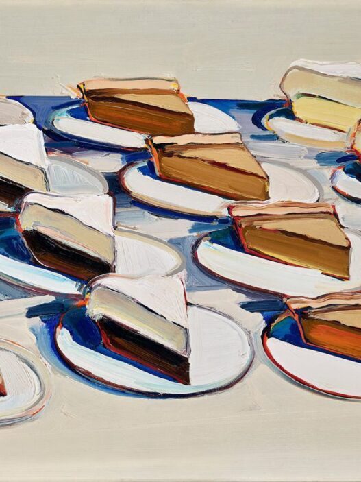 Sixteen pies by Wayne Thiebaud