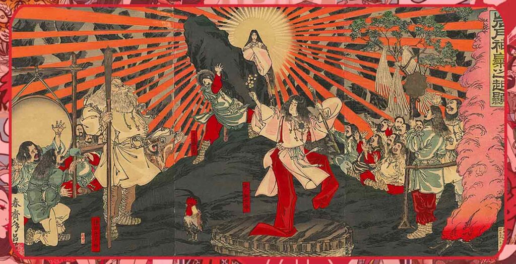 Japanese sun-goddess Amaterasu