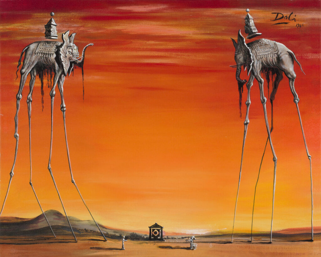 the elephants dali