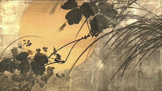 Autumn Grasses in Moonlight I Shibata Zeshin (1807–1891)