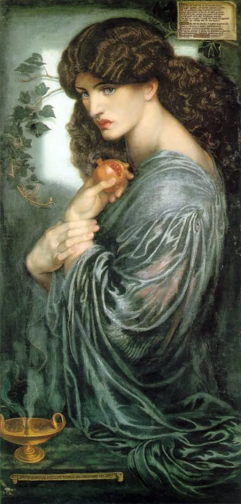 Dante Gabriel Rossetti, Proserpine, 1874
