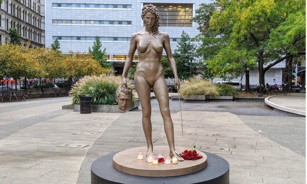 Luciano Garbati, Medusa With The Head of Perseus, 2008, Collect Pond Park, Manhattan, New York