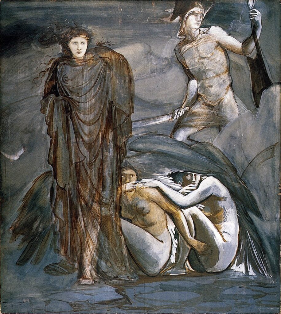 Sir Edward Burne-Jones - The Finding of Medusa and The Baleful Head
