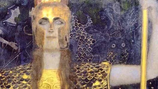 Gustav Klimt, Pallas Athena, 1898, oil on canvas, Wien Museum, Vienna