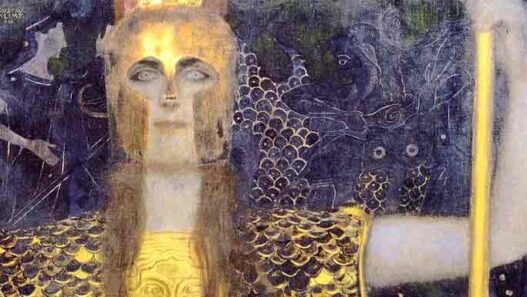 Gustav Klimt, Pallas Athena, 1898, oil on canvas, Wien Museum, Vienna