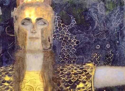 Gustav Klimt, Pallas Athena, 1898, oil on canvas, Wien Museum, Vienna