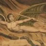 Satan Exulting over Eve, watercolor by William Blake.